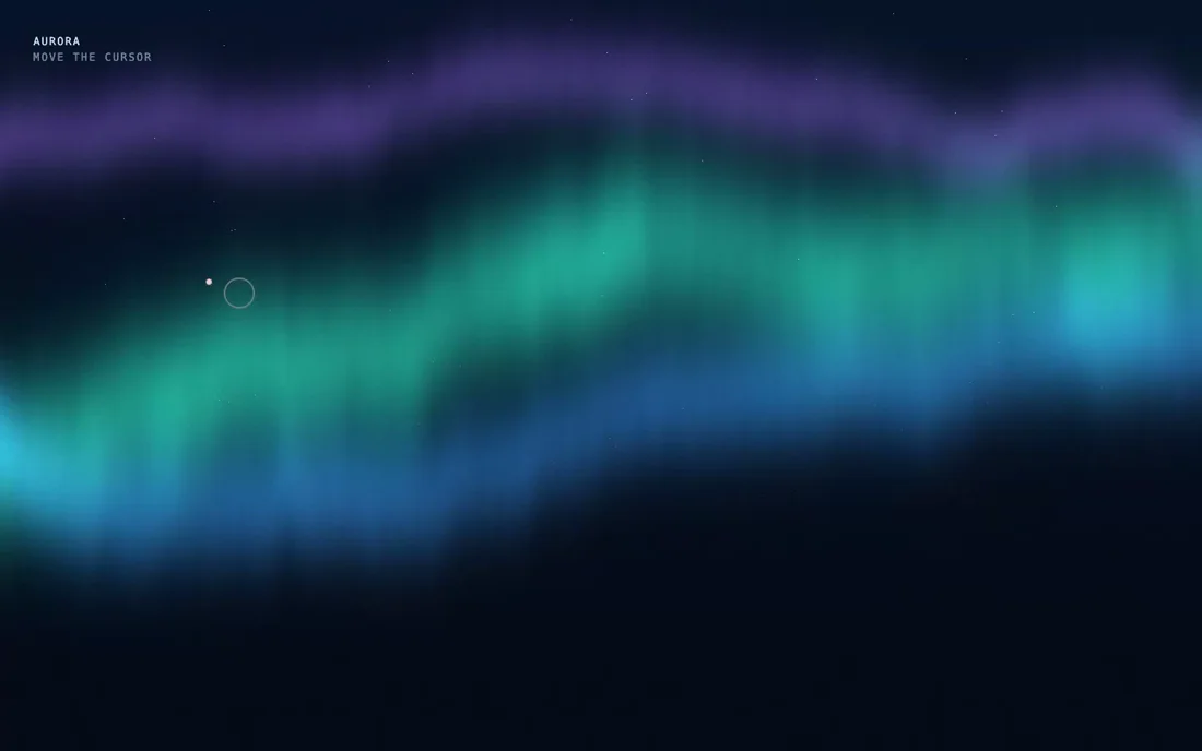 Aurora — Light Curtains 3d section