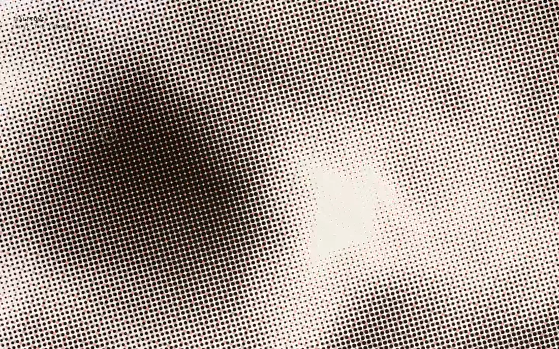 Halftone — Print Screen 3d section