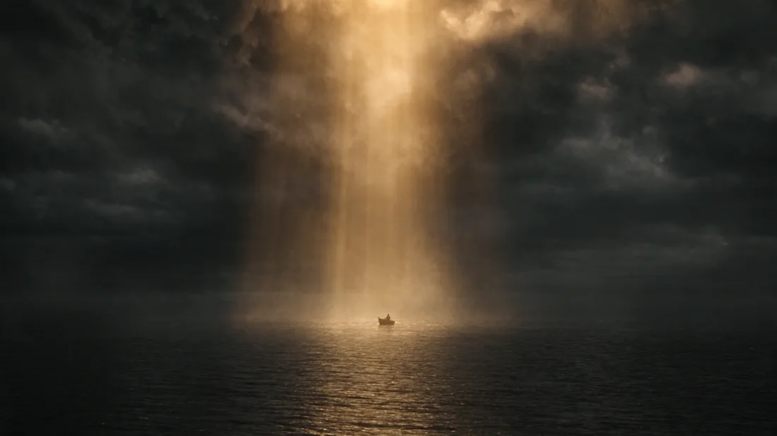 Sea Storm — One Gold Shaft background